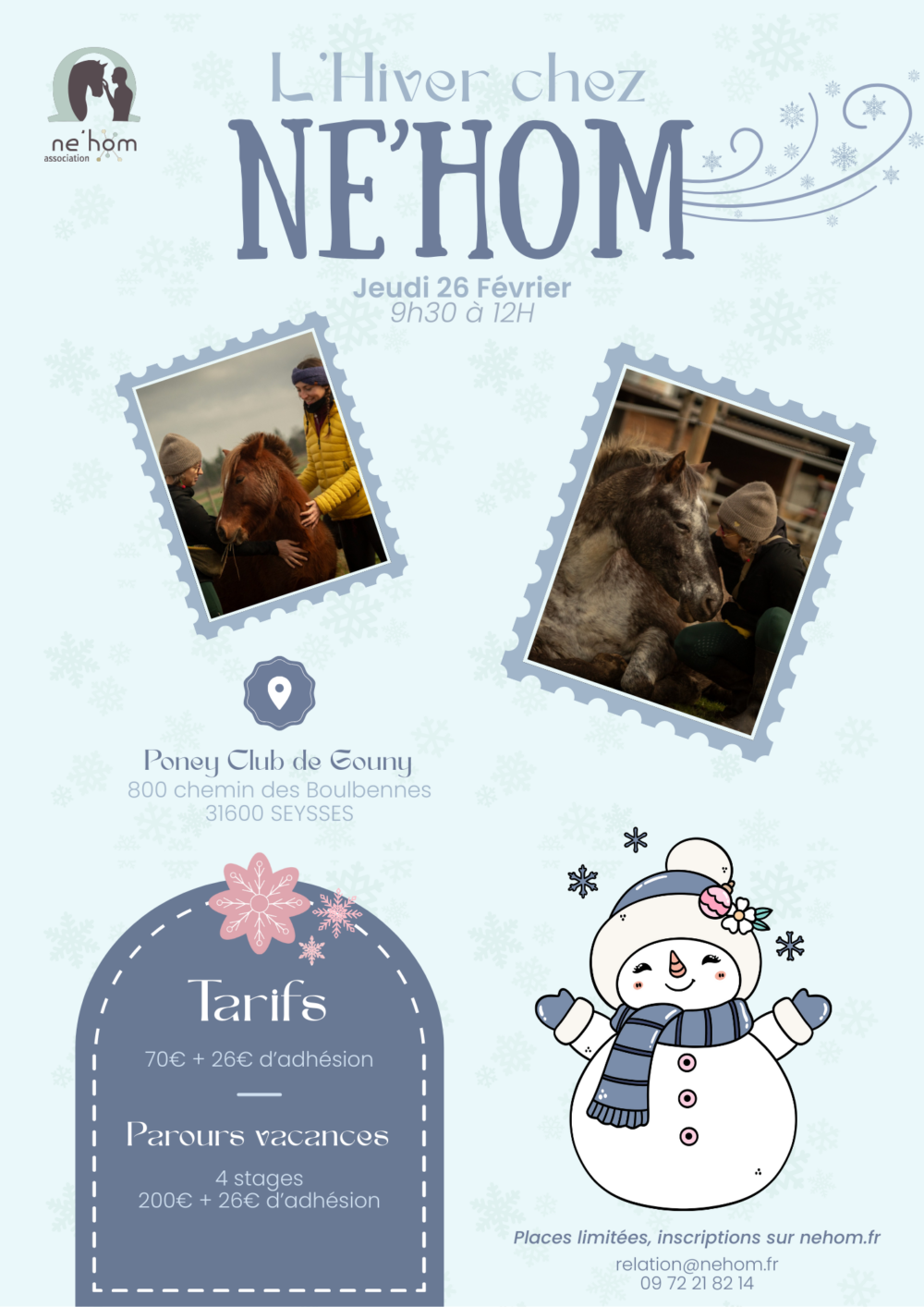 L&rsquo;hiver chez Né&rsquo;HOM !